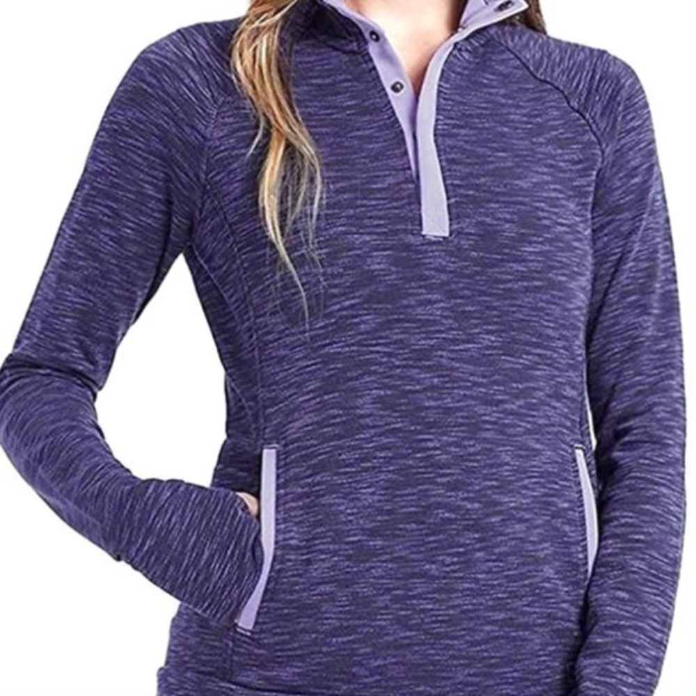 Avalanche Purple Women's‎ Snap Neck Pullover Size Large